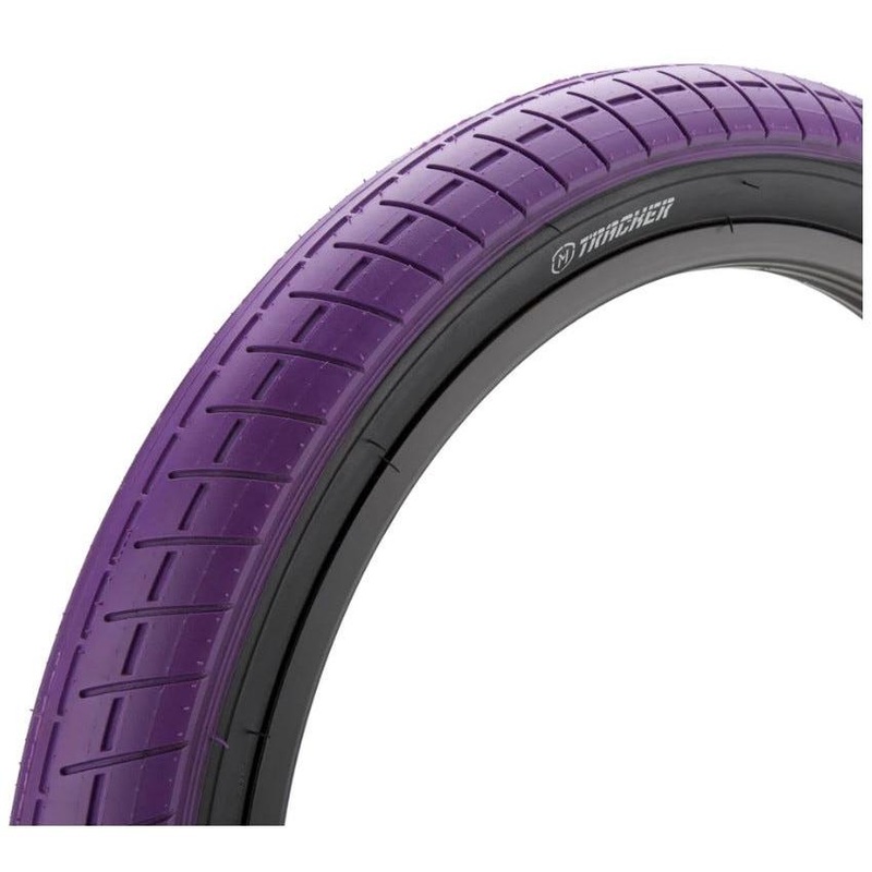 Mission Tracker BMX Tyre 20 X 2.4” Purple w/ Black Wall