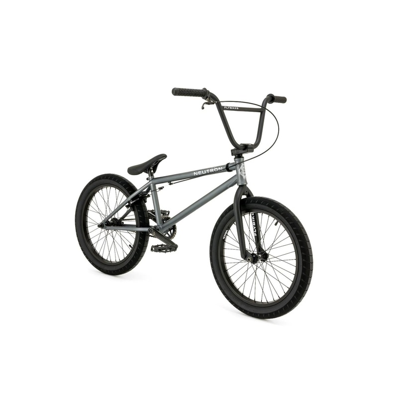 Fly Neutron BMX Bike 20.75″ TT Flat Metallic Grey