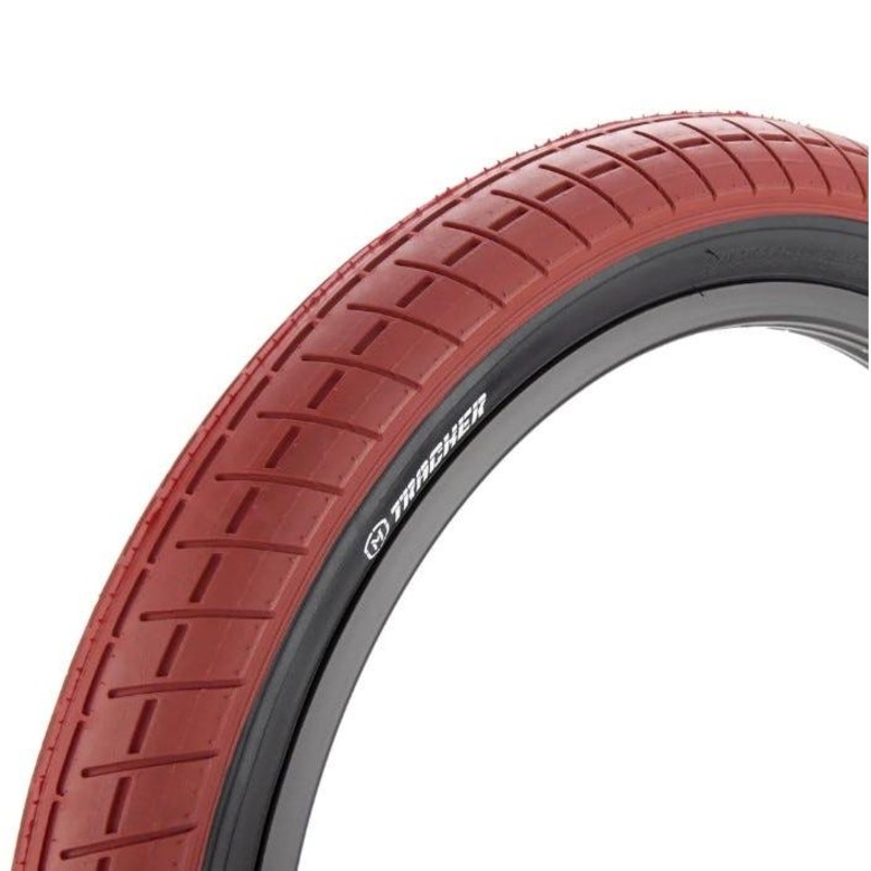 Mission Tracker BMX Tyre 20 X 2.4” Red With Black Wall