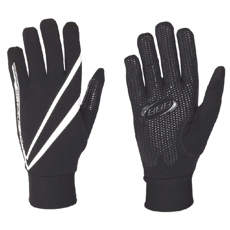 BBB Raceshield Winter Full Finger Gloves White/Black MD