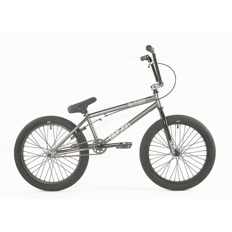 Division Blitzer 20” BMX Bike Gun Metal Grey Polished