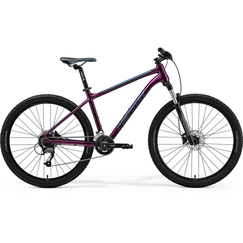 Merida Big Seven 60 Mountain Bike Purple Teal/Blue XS