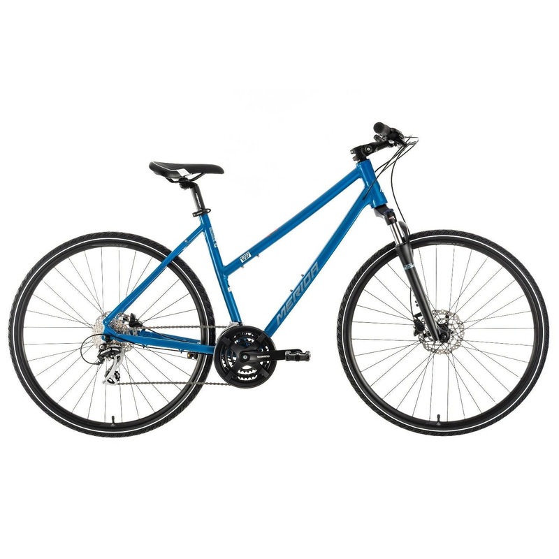 Merida Crossway 20 Hybrid Bike Blue Steel/Blue/White WXS