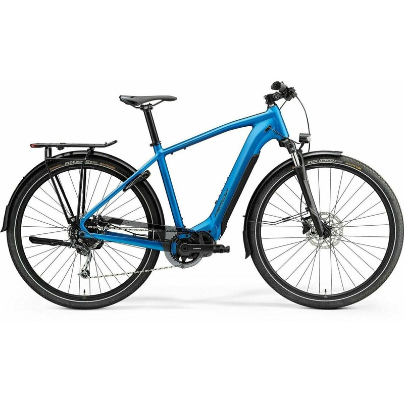 Merida eSpresso 400 S EQ Electric Hybrid Bike Silk Blue/Black MD