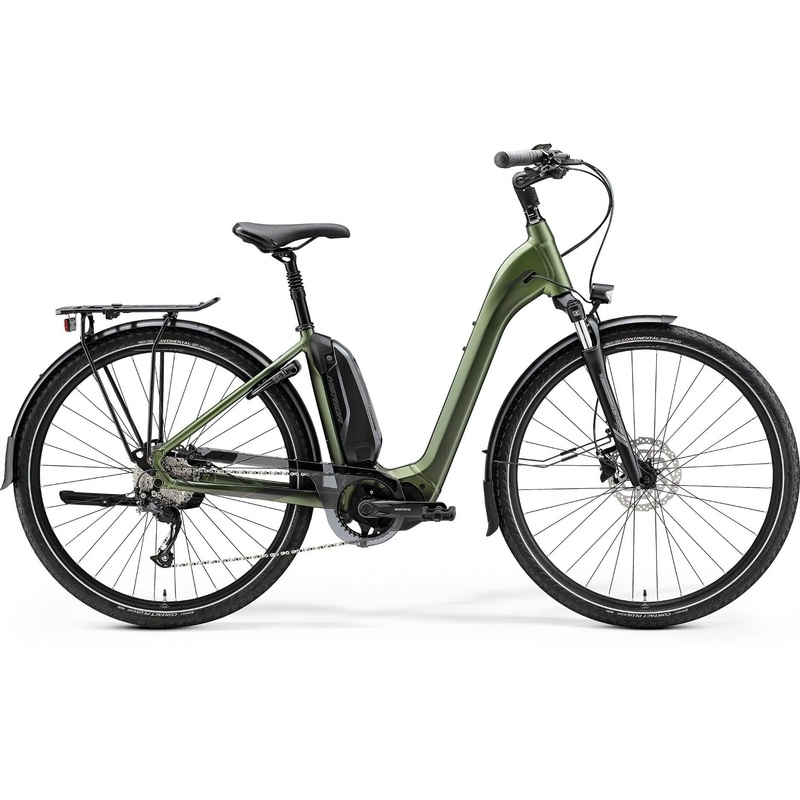 Merida eSpresso City 300 EQ 504Wh Electric Hybrid Bike Silk Green/Grey XS