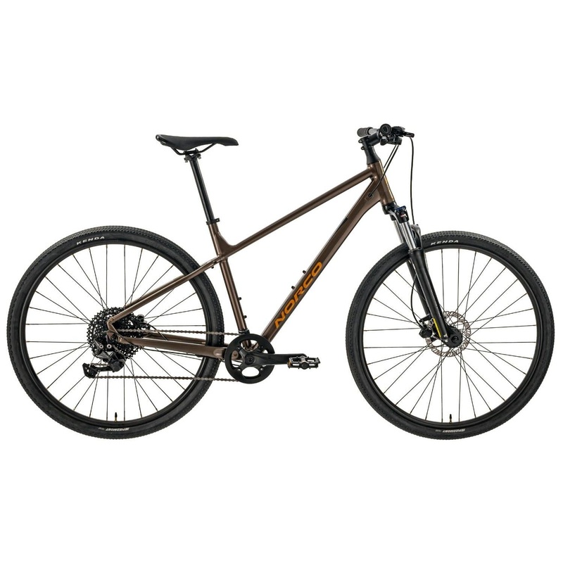 Norco XFR 1 Hybrid Bike Brown/Copper (2021) MD