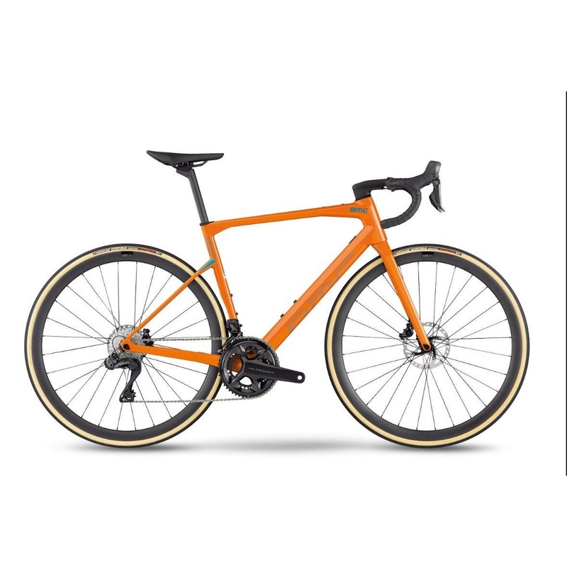 BMC Roadmachine ONE Road Bike Orange/Petrol SM