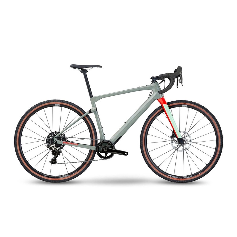 BMC UnReStricted ONE Gravel Bike Matte Grey/Red/Green SM
