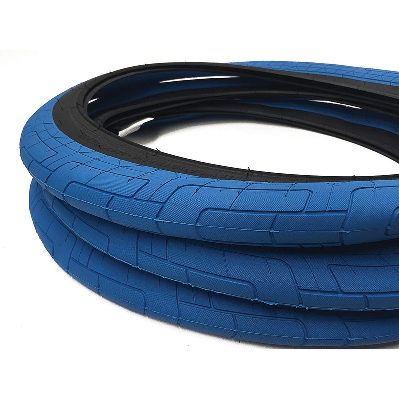 Colony Grip Lock BMX Tyre 20×2.35 Blue/Grey
