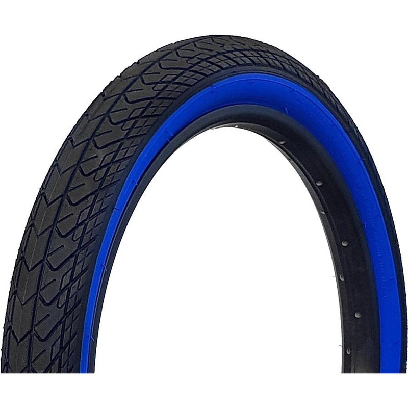 DRS Arrow FS Coloured Wall BMX Tyre 20 x 2.25” Black/Blue Wall