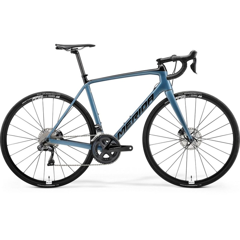 Merida Scultura 7000-E Road Bike Metallic Black/Dark Blue LG