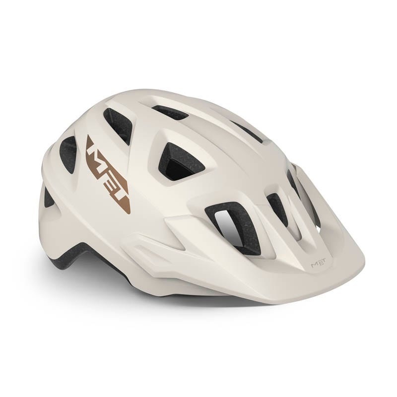 MET Echo Helmet White/Bronze MD