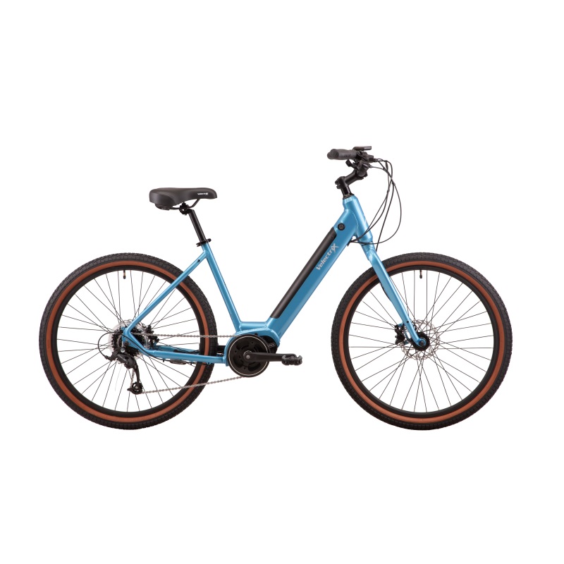VelectriX Cruiser Pulse Step Through Electric Bike Blue SM