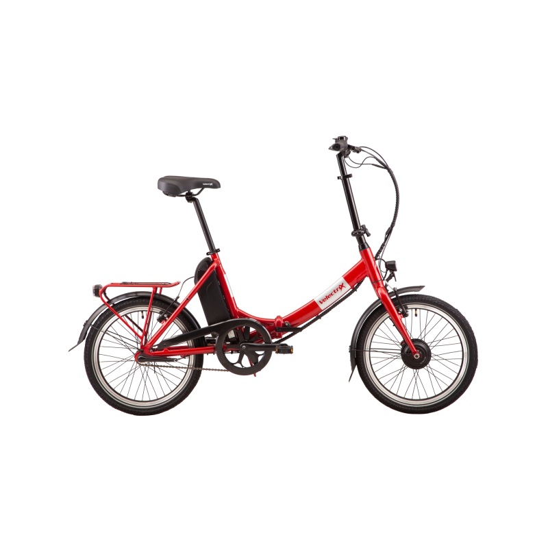 VelectriX Foldaway Electric Folding Bike Red UNI