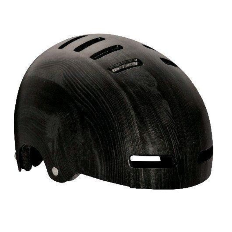 Lazer Street Deluxe Helmet With Visor (Dark Wood) SM