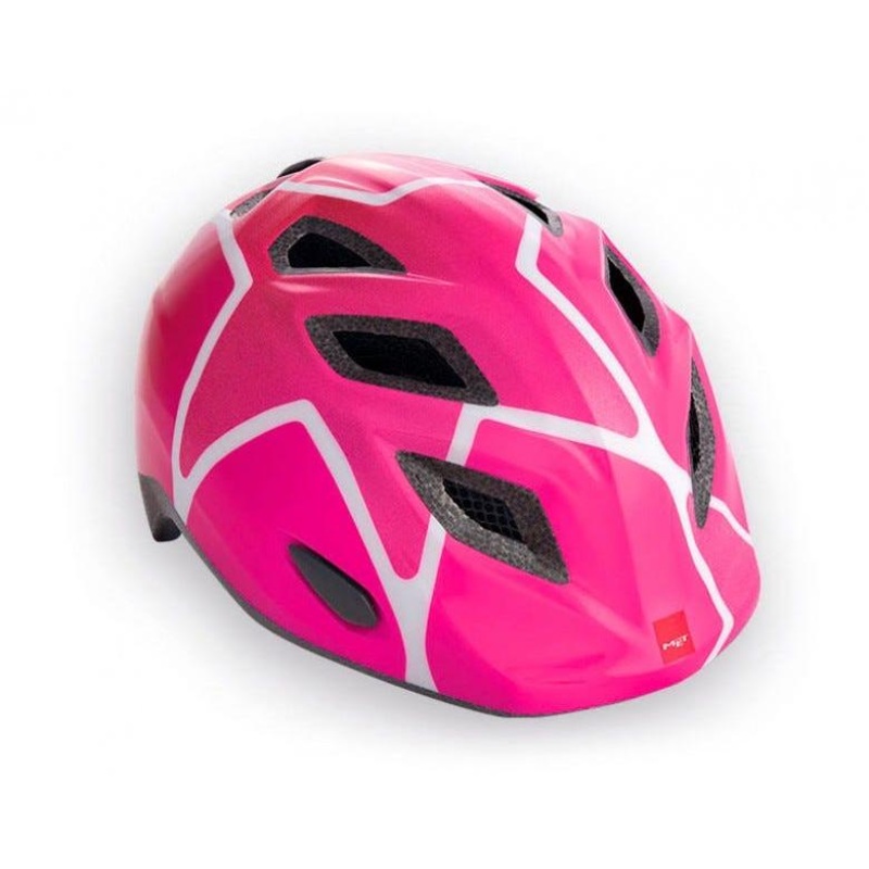 MET Genio/Elfo Pink Stars Girls Helmet SM