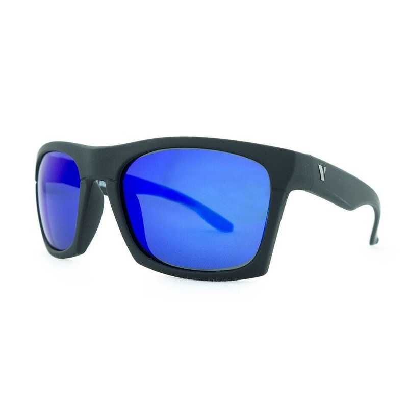Venture Basecamp Sunglasses Matt Black/Blue Revo