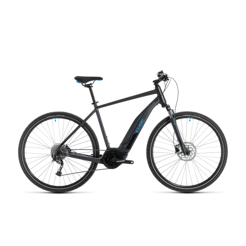 Cube Nature Hybrid ONE 400 Electric Hybrid Bike Iridium/Blue SM