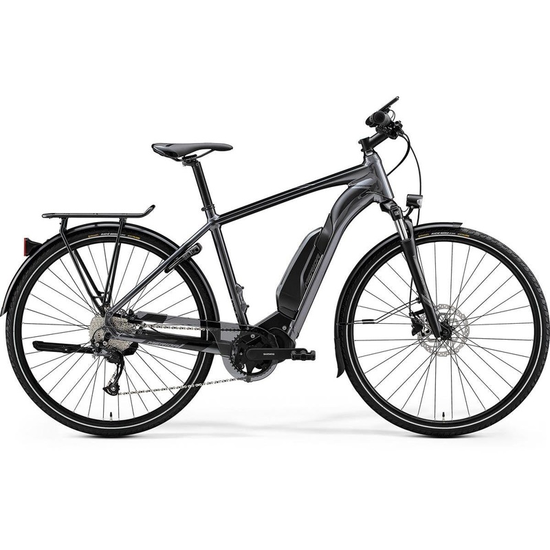 Merida eSpresso 300SE EQ Electric Hybrid Bike Glossy Anthracite/Matt Black XS