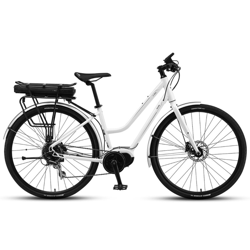 XDS E-Cruz Ladies Electric Cruiser Bike Polar White WSM