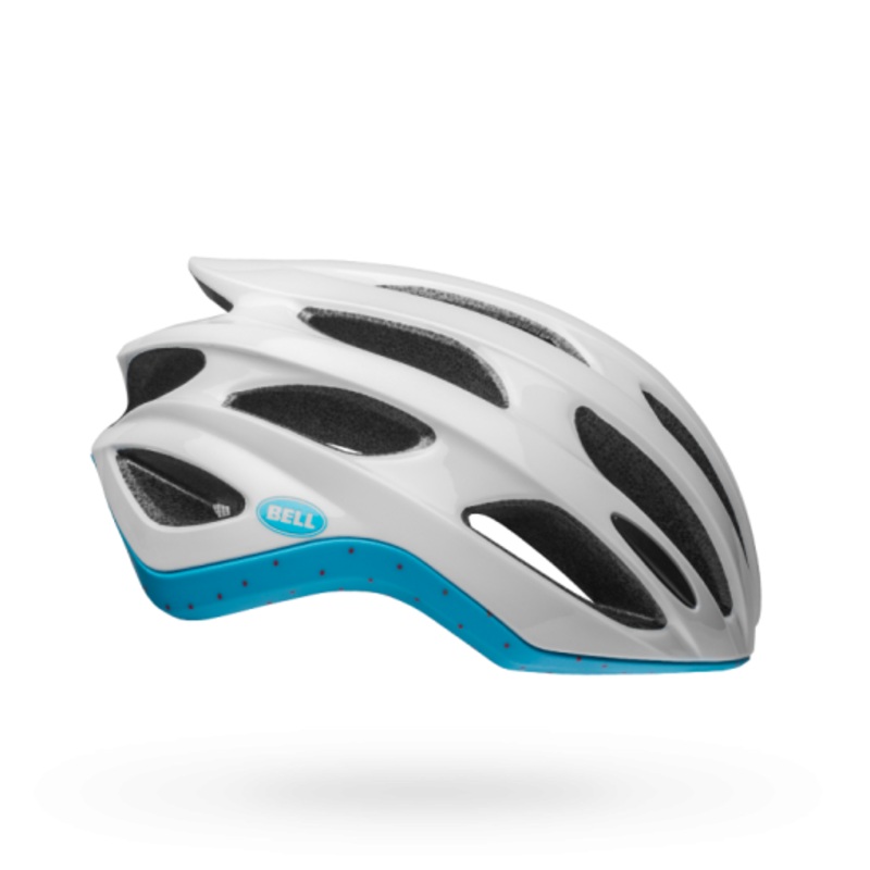 Bell Formula Helmet Mat/Gloss White/Bright Blue/Raspberry SM