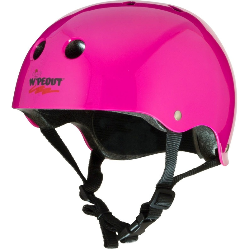 Wipeout Youth Helmet Neon Pink SM