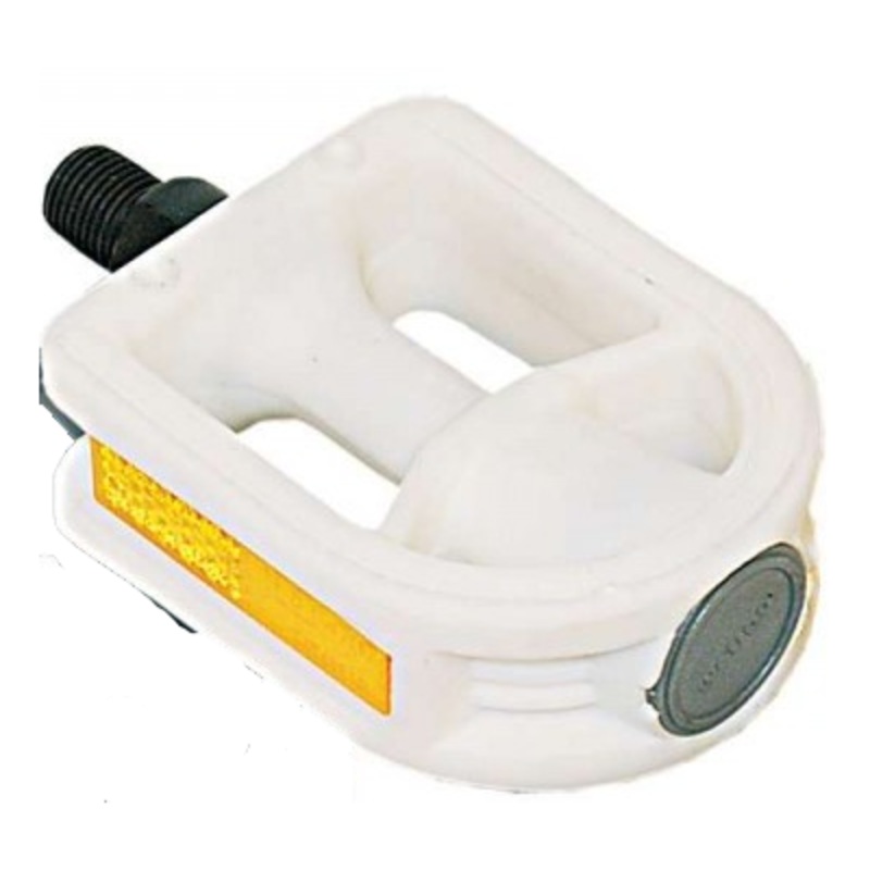 BikeCorp Juvenile Pedals 1/2” White
