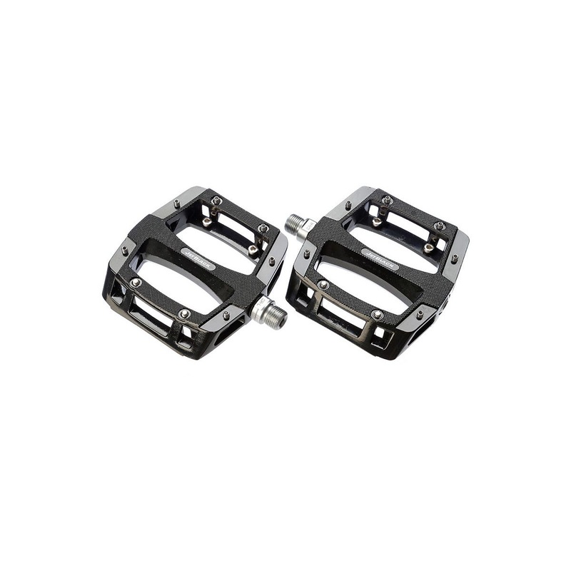 JetBlack Flat Out Pro Alloy MTB Flat Pedals Black