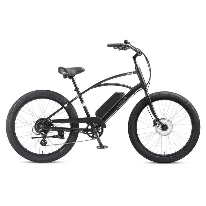 XDS Icon E-Merge Electric Cruiser Bike Midnight Black MD