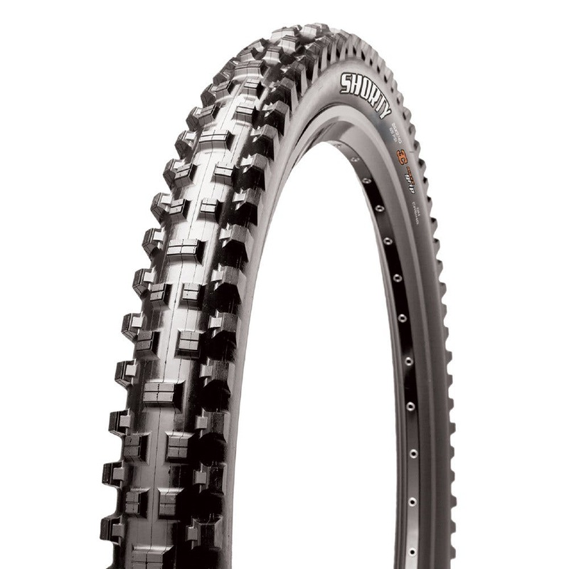 Maxxis Shorty Folding MTB Tyre 3C MaxxGrip DD 27.5 X 2.5” Black