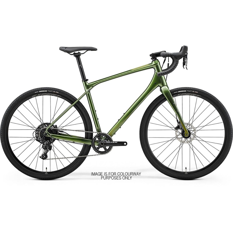 Merida Silex 600 Gravel Bike Glossy Fog Green/Matt Green LG