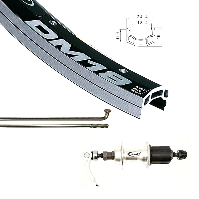 Alex Rim DM-18 26” 8/10 Speed Rear Wheel