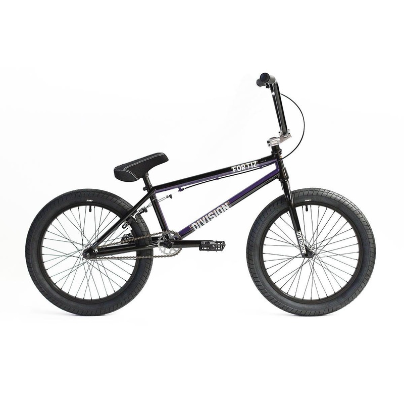 Division Fortiz 20” BMX Bike Black/Purple