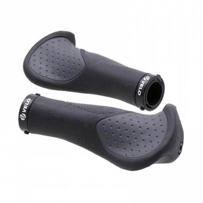 Velo Lockon Ergonomic Comfort Grips Black