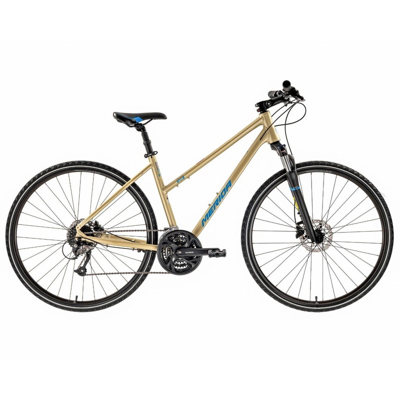 Merida Crossway 40 Hybrid Bike Champagne/Blue WXXS