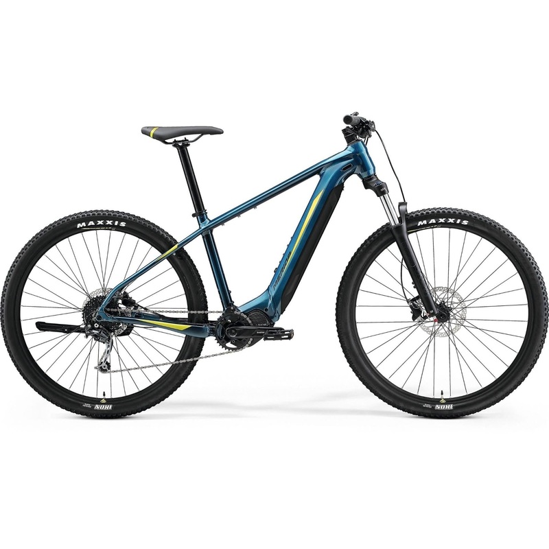 Merida eBig Nine 400 630WH Electric Hardtail MTB Teal/Lime SM