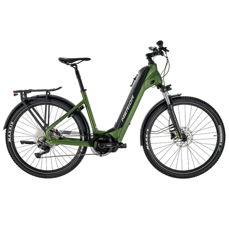 Merida eSpresso CC 400 EQ 630Wh Electric Hybrid Bike Matt Fog Green/Black XS
