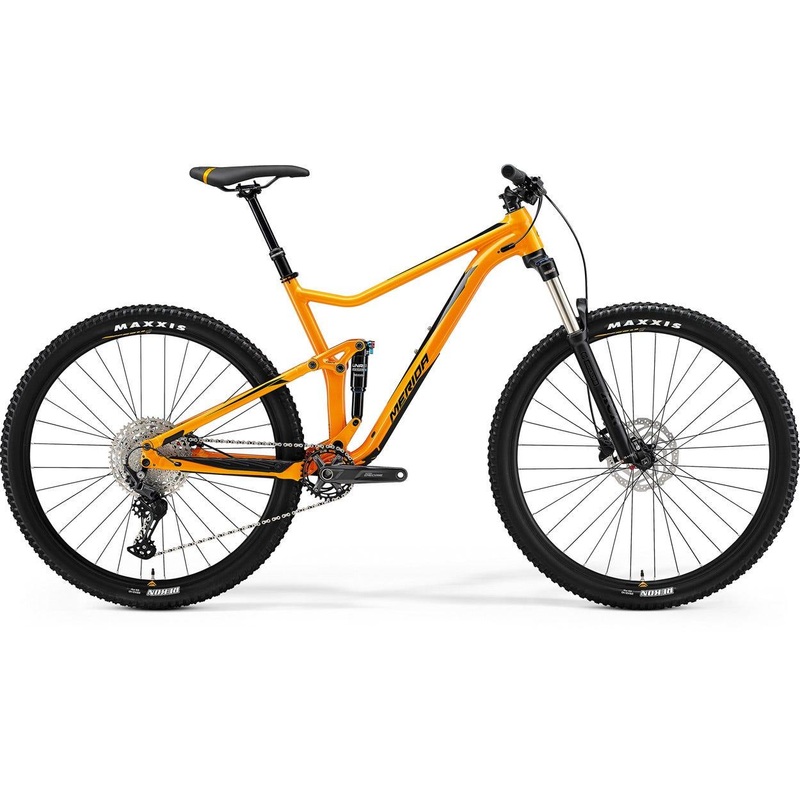 Merida One-Twenty 400 Dual Suspension Mountain Bike Orange/Black MD