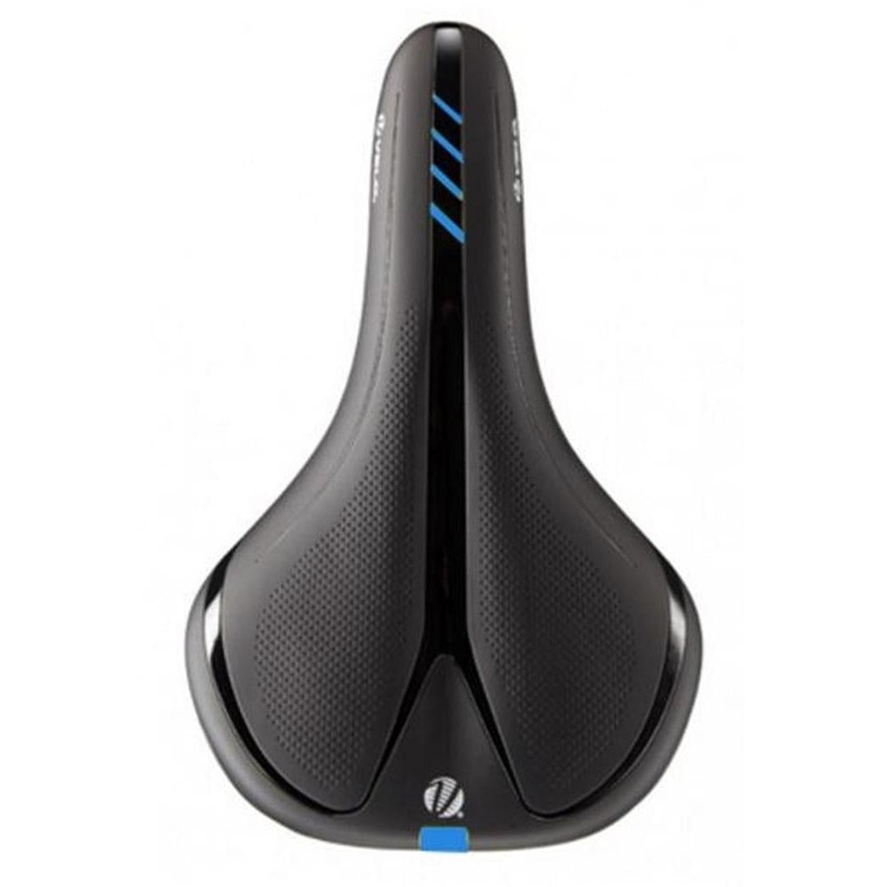 Velo High Density Foam Unisex Saddle with Steel Rails