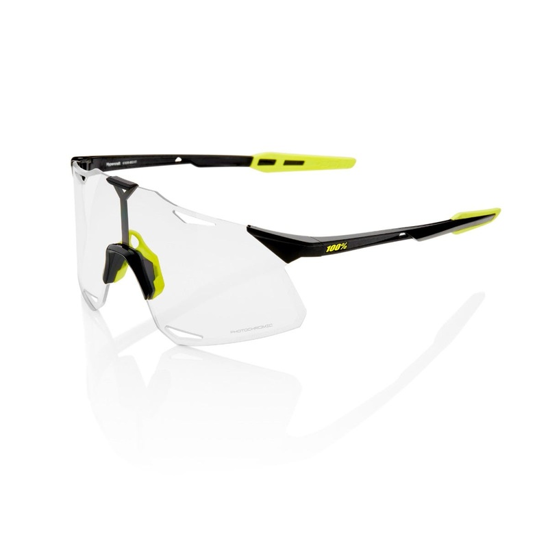 100% Hypercraft Sunglasses Gloss Black with Photochromic Lens