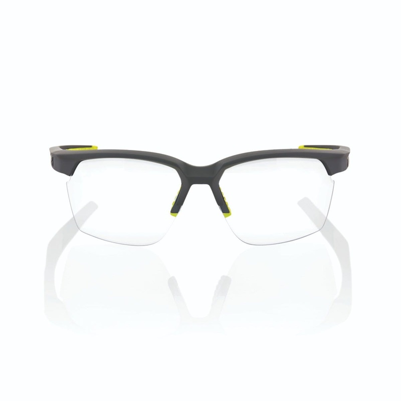 100% Sportcoupe Soft Tact Cool Grey with Photochromic Lens