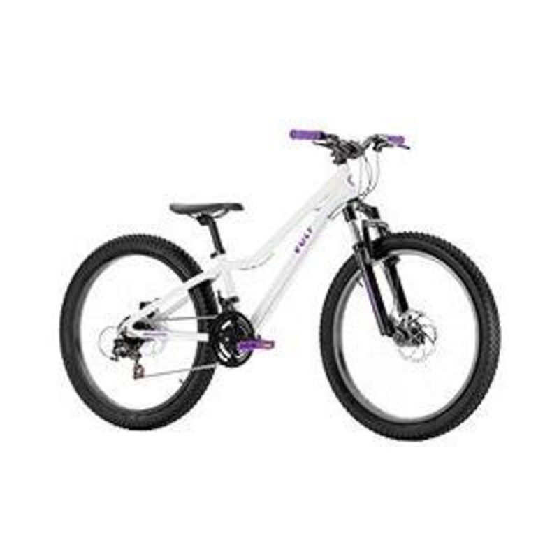 Vuly Classic Kids 24” Mountain Bike White/Purple