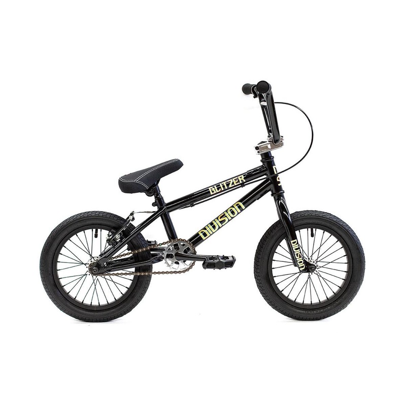 Division Blitzer 14” BMX Bike Gloss Black