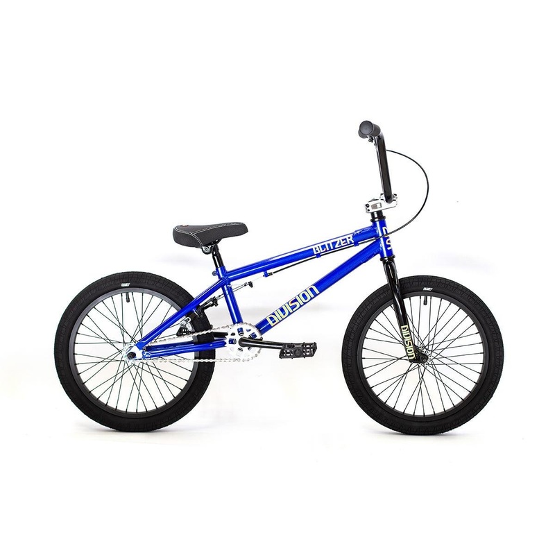 Division Blitzer 18” BMX Bike Metallic Blue