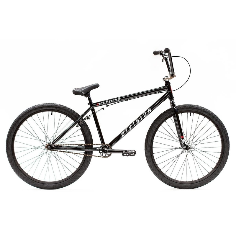 Division Maximus 26” BMX Bike Black/Chrome