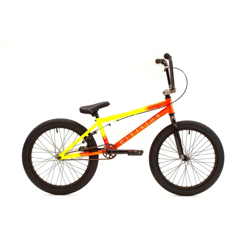 Division Reark 20” BMX Bike Orange/Yellow Fade