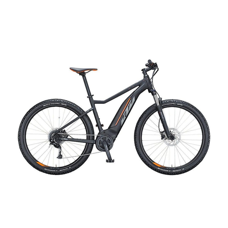 KTM Macina Ride 291 Electric Hardtail Mountain Bike Matte Black MD