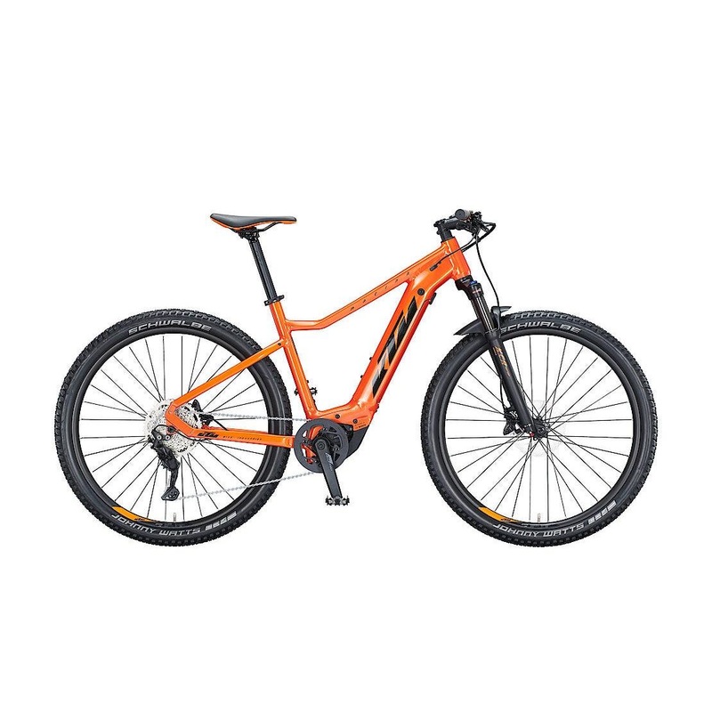 KTM Macina Race 291 Electric Hardtail Mountain Bike Fire Orange MD