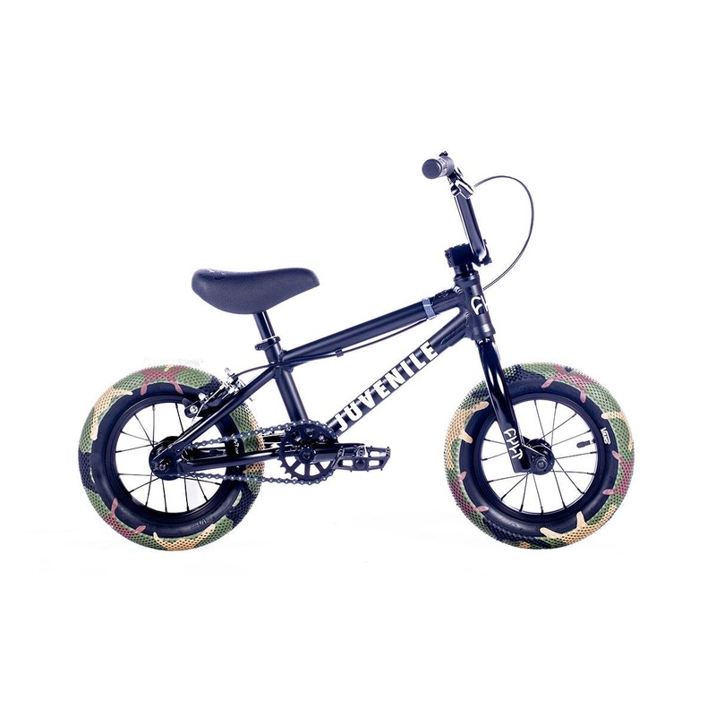 Cult Juvi 12” Kids BMX Bike Black W/ Camo Tyres
