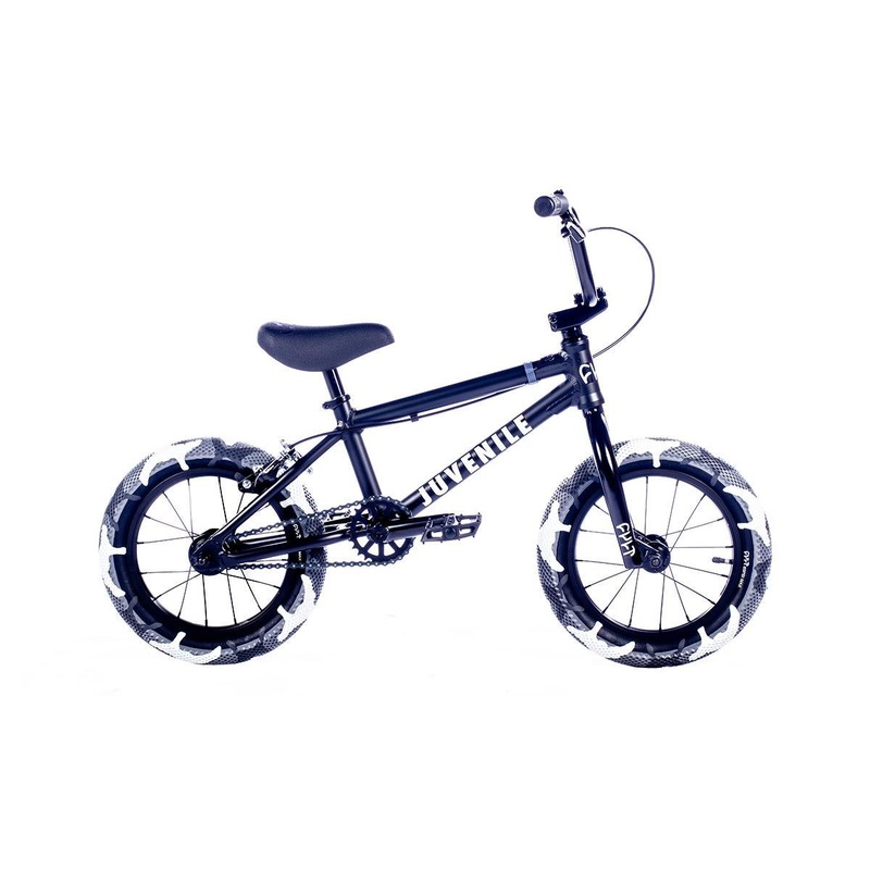 Cult Juvi 14” Kids BMX Bike Black W/ Grey Camo Tyres